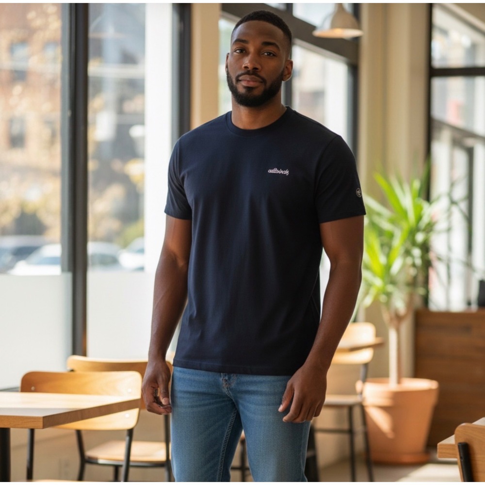 Allbirds Black Cotton Logo T-Shirt Natural Black Size XS Short Sleeve Tee Basics